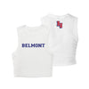 Belmont University Cropped Tank Top