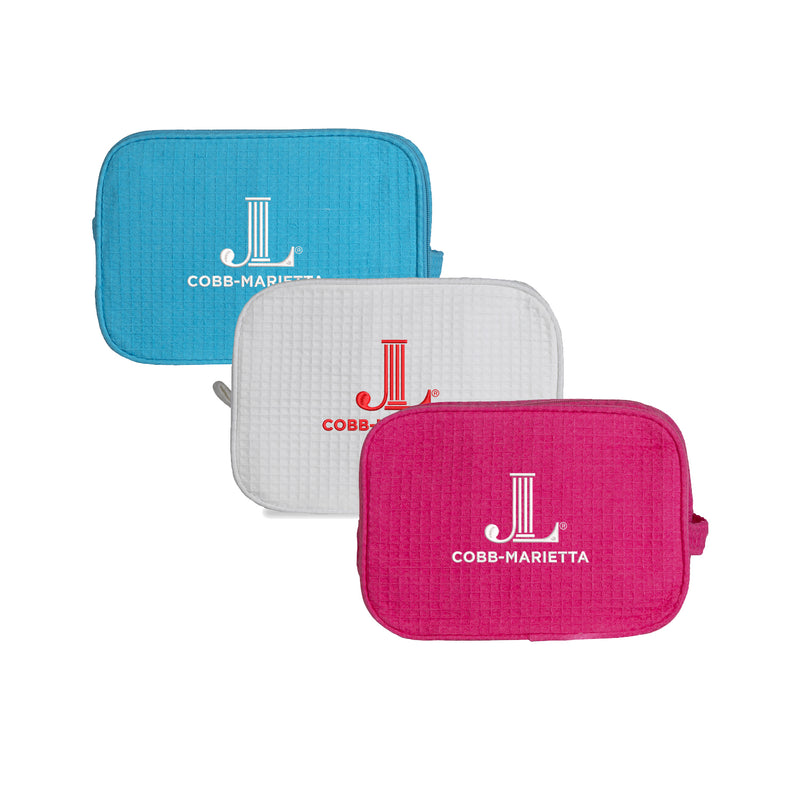 Junior League of Cobb-Marietta Waffle Weave Cosmetic Bag - Icon