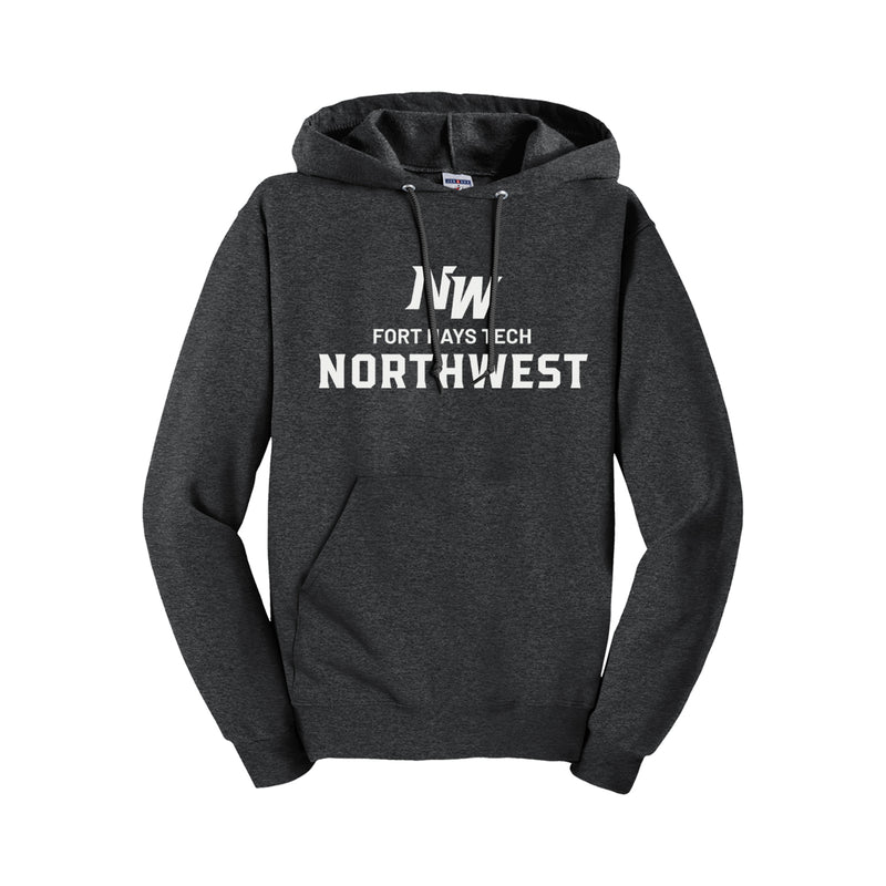 Fort Hays Tech Northwest Logo Hooded Sweatshirt