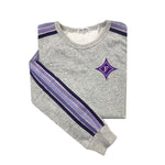 Furman University Striped Crewneck Sweatshirt