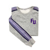 Furman University Striped Crewneck Sweatshirt