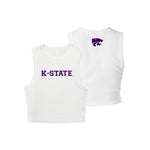 Kansas State University Cropped Fitted Tank Top