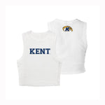 Kent State University Cropped Fitted Tank Top