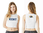 Kent State University Cropped Fitted Tank Top