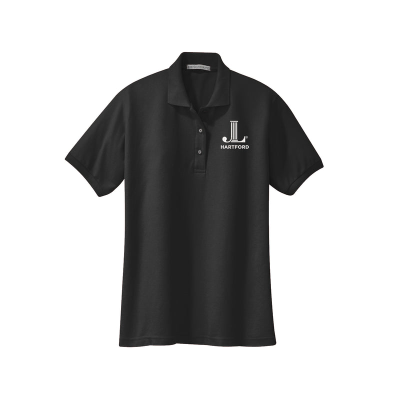 Junior League of Hartford Ladies Cotton Pique Polo - JL Hartford Icon