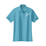 Junior League of Columbia Ladies Cotton Pique Polo - JLC Heart Logo