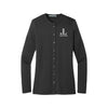 Junior League of Hartford Cotton Modal Stretch Lightweight Cardigan - JL Icon Logo