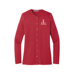 Junior League of Hartford Cotton Modal Stretch Lightweight Cardigan - JL Icon Logo