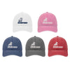 Samford University Beach Washed Hat - Embroidered Choice of Logo