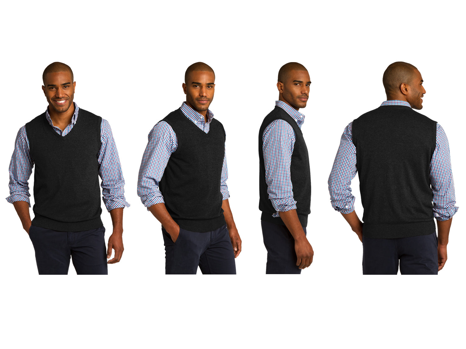 Men sale wearing vests