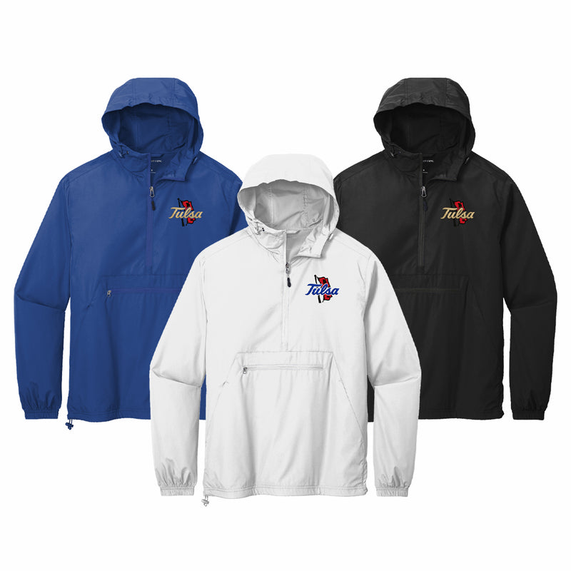 Tulsa Golden Hurricane Windbreaker - Embroidered with Choice of Tulsa Design