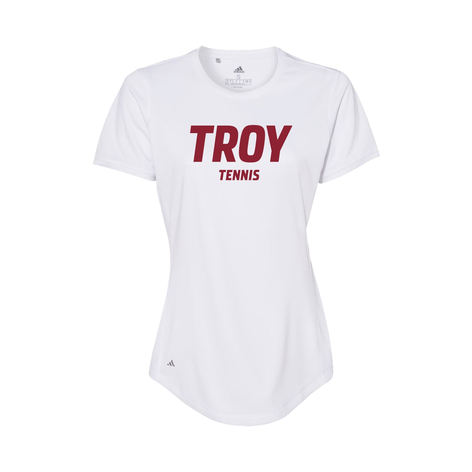 Women's Cardinal Troy University Trojans Football T-Shirt