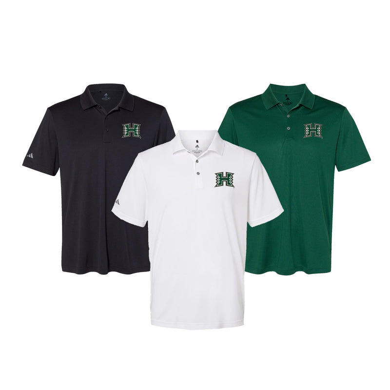 Hawaii Manoa H Adidas Performance Polo