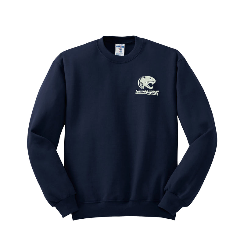 University of South Alabama Crewneck Sweatshirt - Embroidered Jaguar Logo