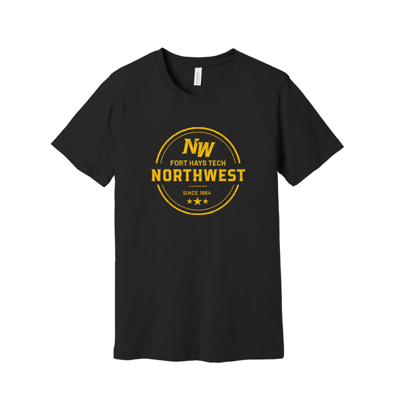 Fort Hays Tech Northwest Distressed Print Tshirt