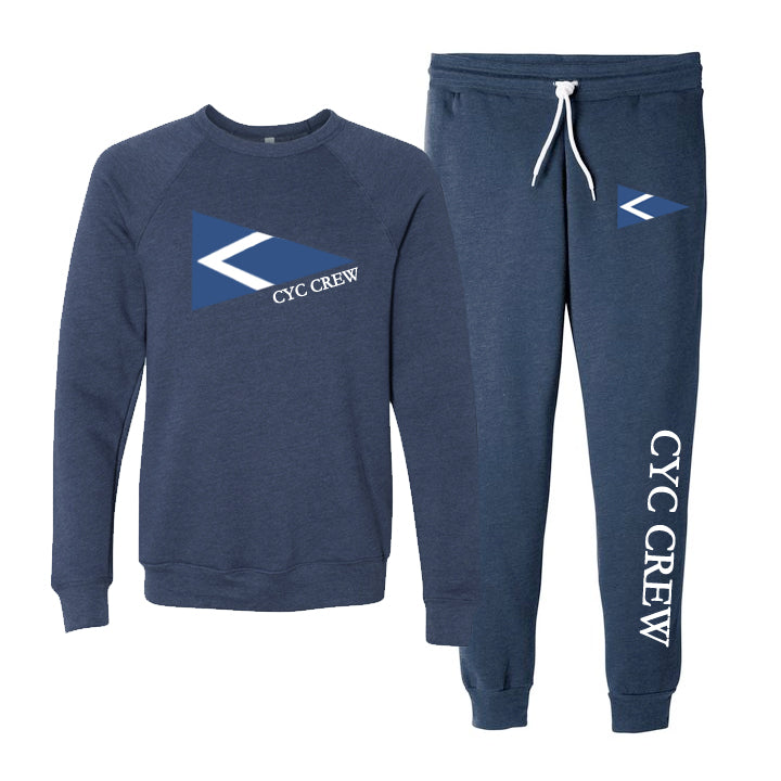 California Yacht Club CYC Sponge Fleece Crewneck and Jogger Set