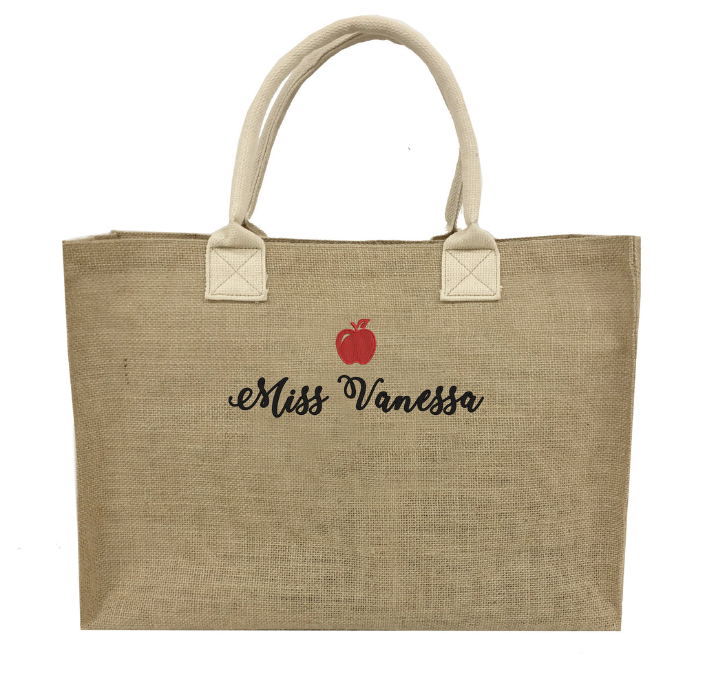 Teacher hotsell hessian bag